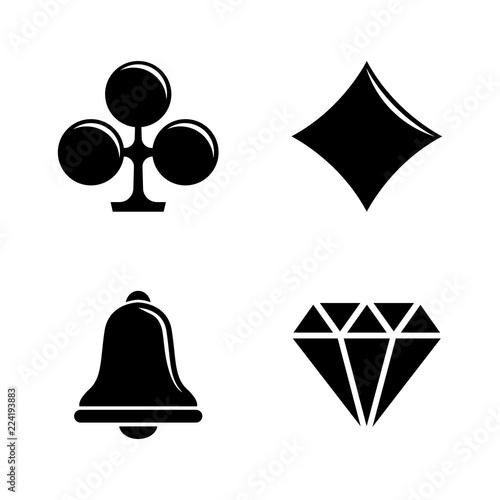 Slot Machine, Casino. Simple Related Vector Icons Set for Video, Mobile Apps, Web Sites, Print Projects and Your Design. Slot Machine, Casino icon Black Flat Illustration on White Background.