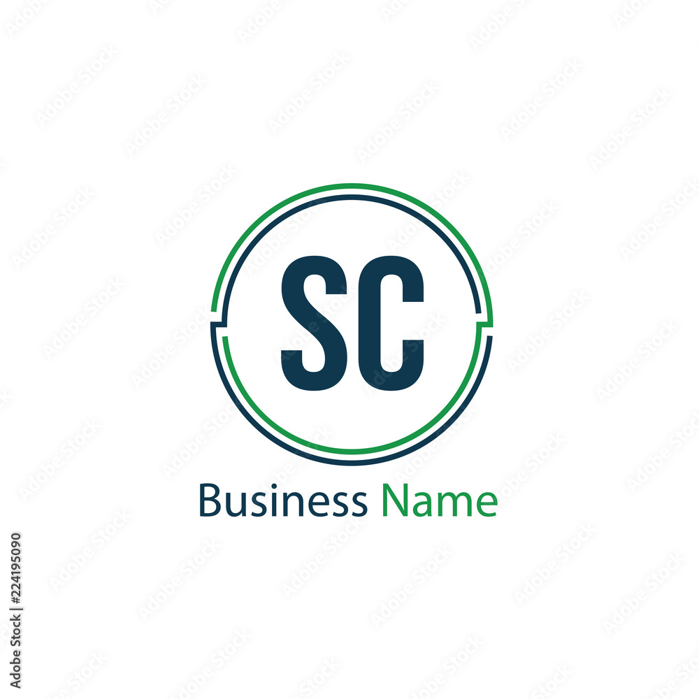 Initial Letter SC Logo Template Design Initial Letter SC Logo Template Design