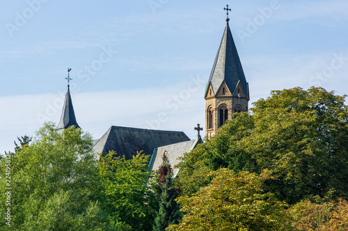 Kloster Saarn hinter Bäumen, Mülheim an der Ruhr