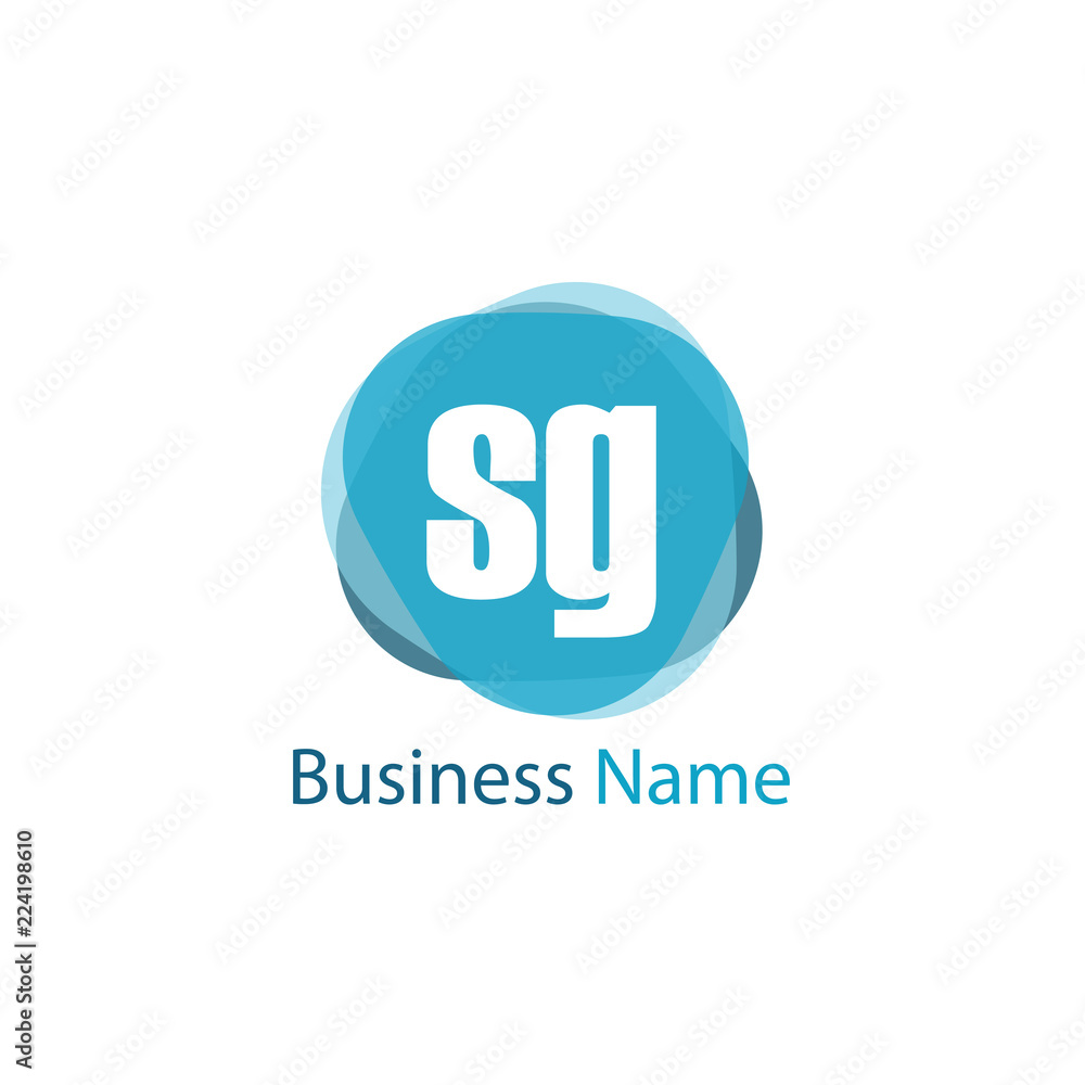 Initial Letter SG Logo Template Design Initial Letter SG Logo Template Design