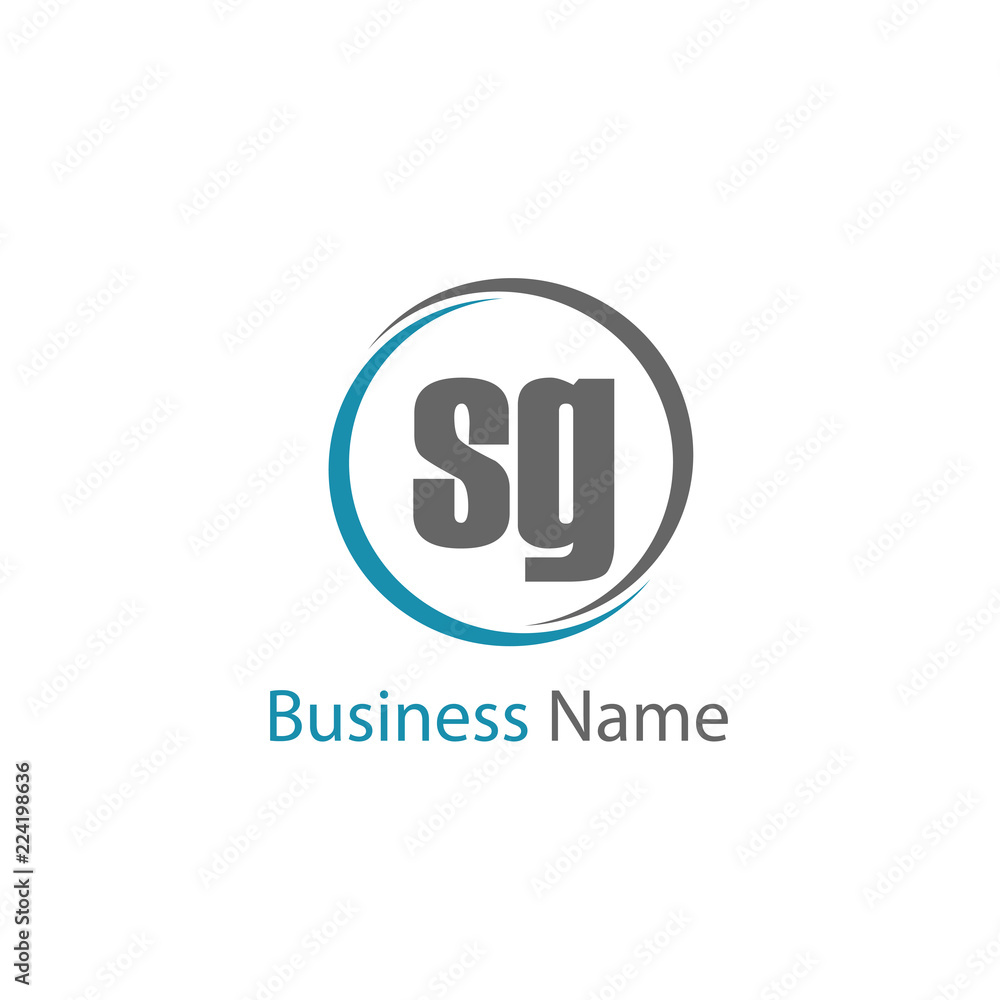 Initial Letter SG Logo Template Design Initial Letter SG Logo Template Design