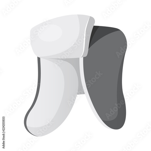 Isolated object of headgear and cap icon. Set of headgear and accessory vector icon for stock.