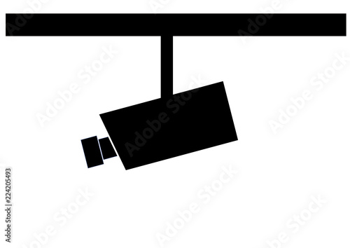 Freigestelltes Symbol einer Videokamera