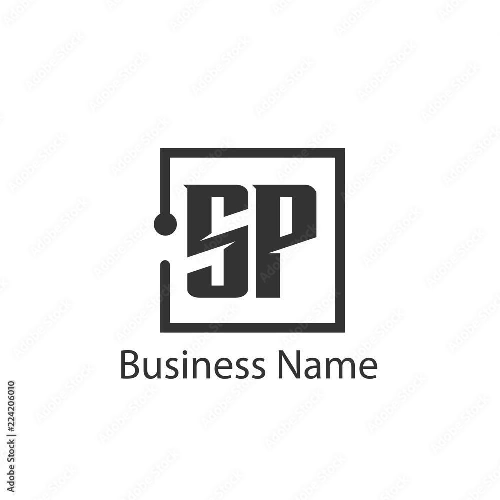 Initial Letter SP Logo Template Design Initial Letter SP Logo Template Design