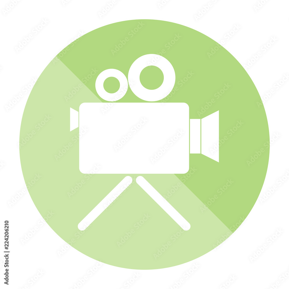 Cinema camera icon. vector illustration.