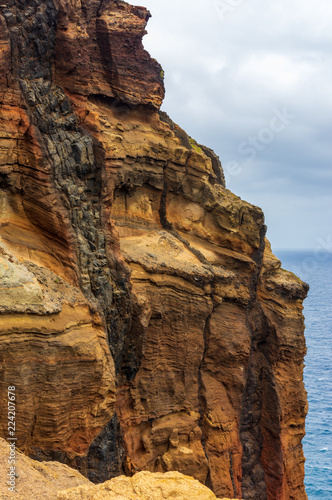 Felsenenküste von Sao Lourenco, Madeira, Portugal