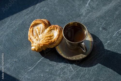 morning cofee with bake