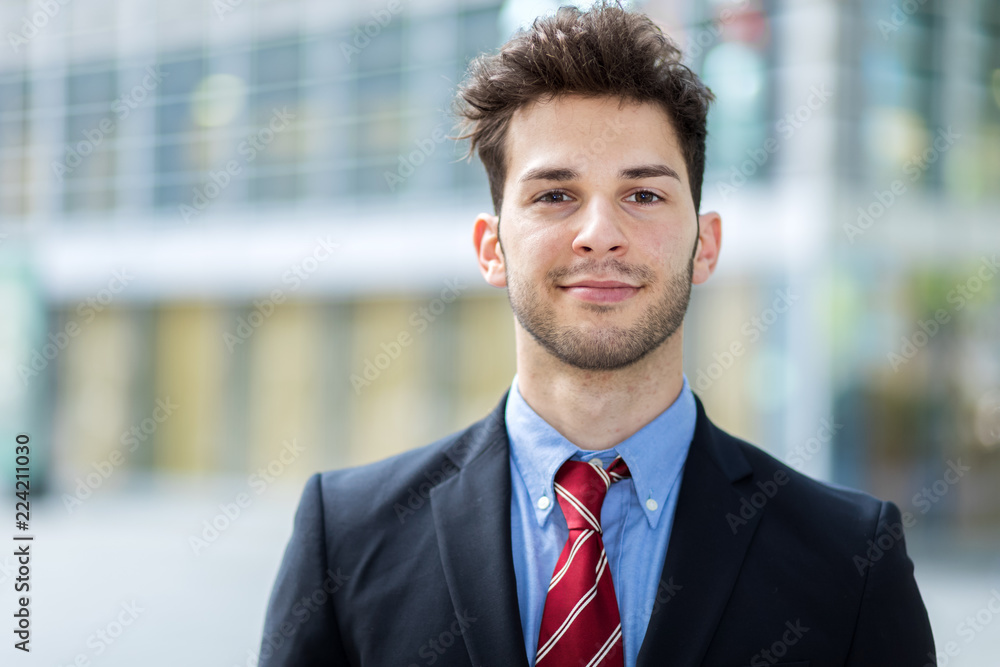 Young businessman outdoor Young businessman outdoor