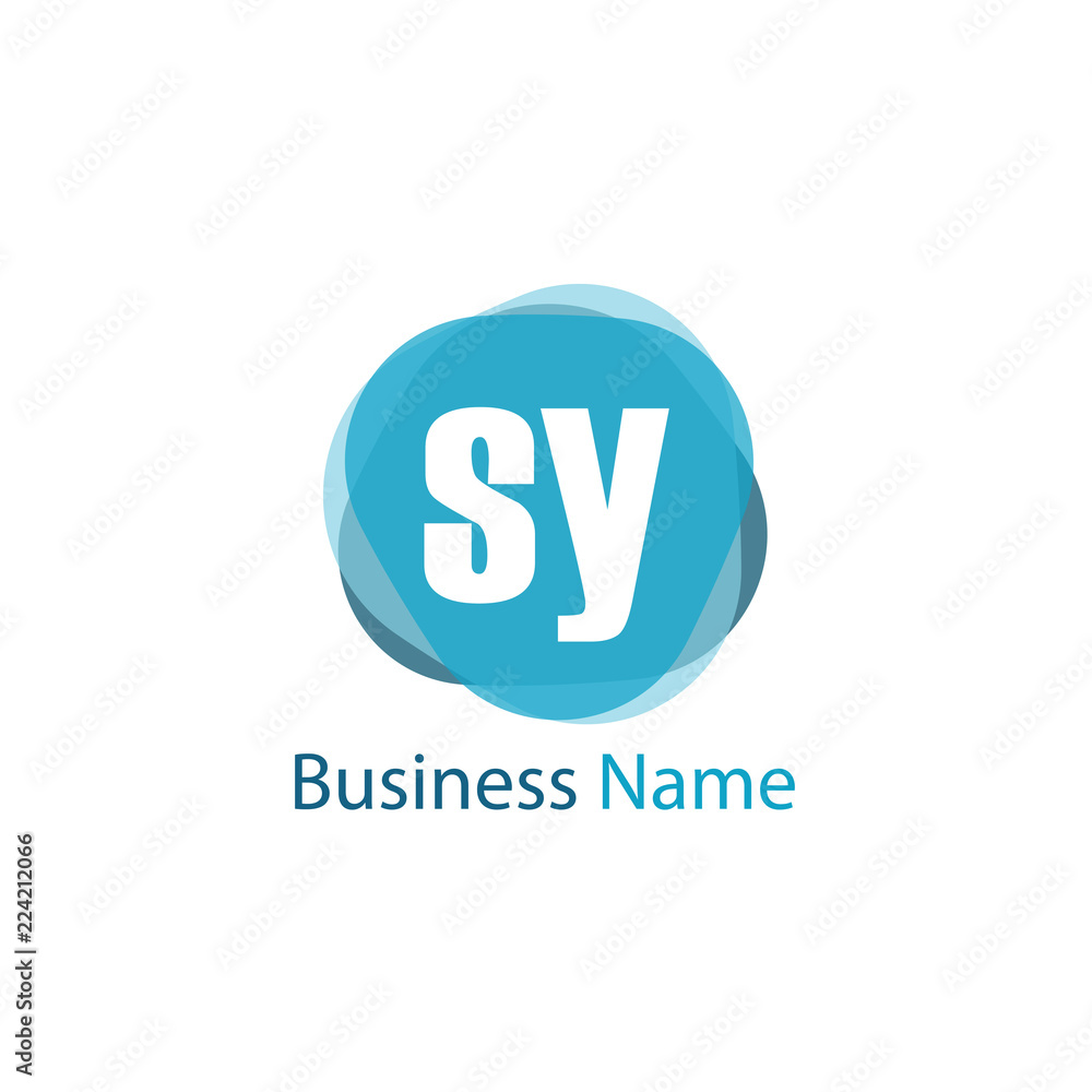Initial Letter SY Logo Template Design Initial Letter SY Logo Template Design