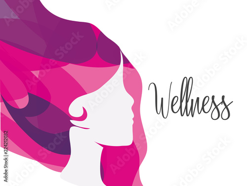 wellness woman with natural body harmony