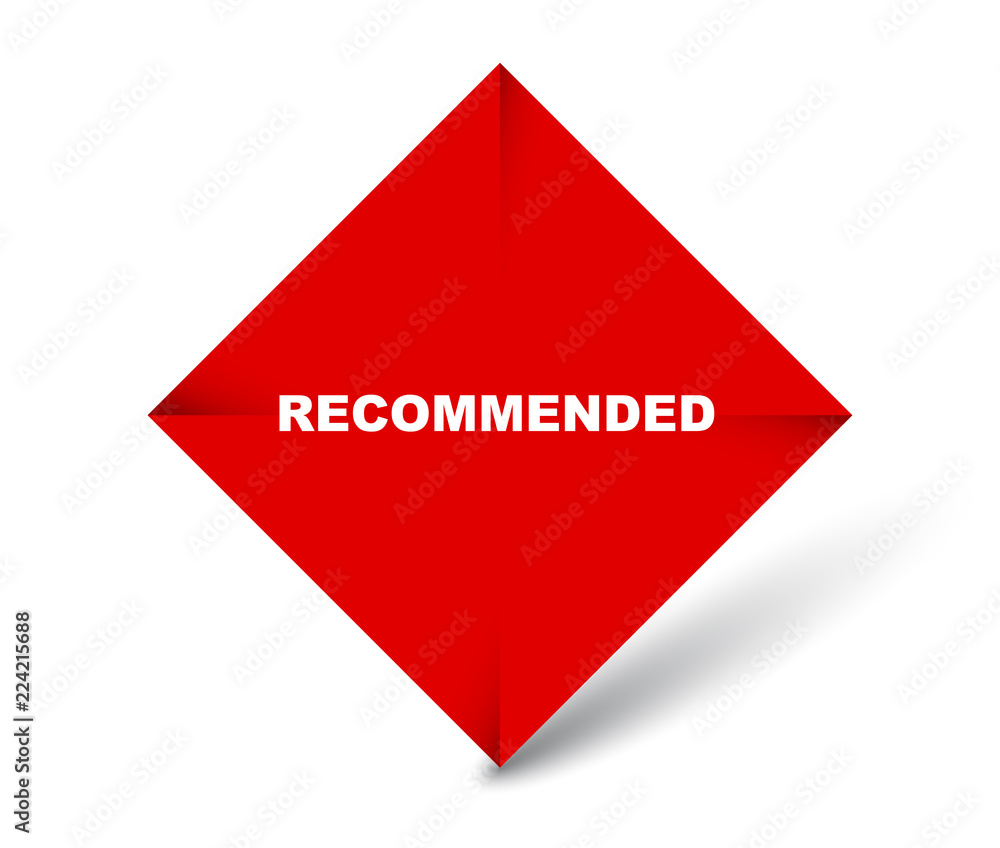 red vector banner recommended red vector banner recommended