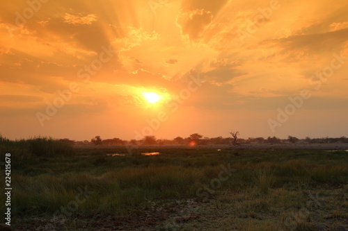 Sonnenuntergang in Afrika © Heiko
