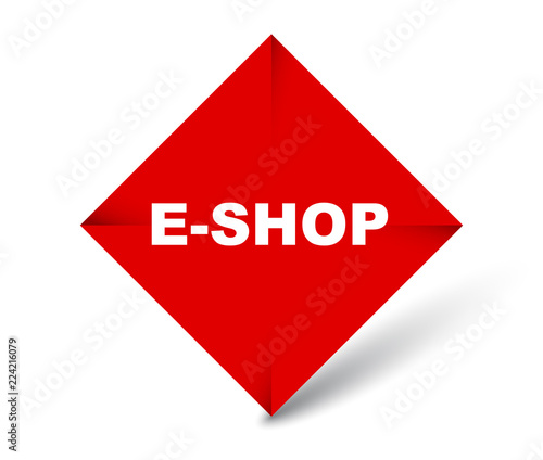 red vector banner eshop