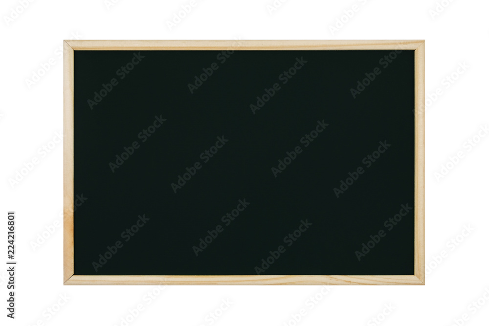 empty black chalkboard on white background empty black chalkboard on white background