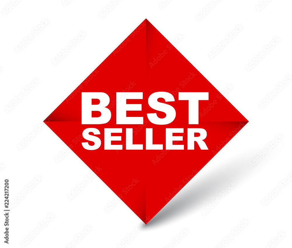 red vector banner best seller red vector banner best seller
