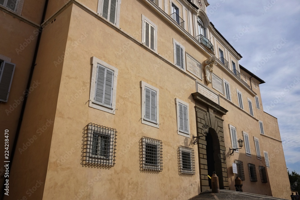 Pontifical palace of Castel Gandolfo