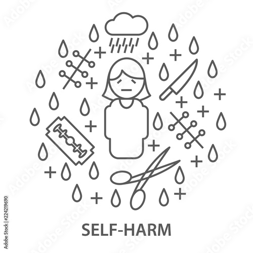 Banners for self harm