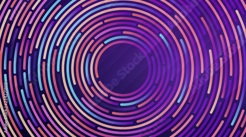 Modern abstract round geometric gradient background