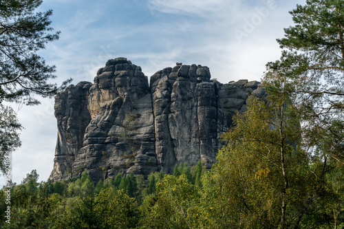 Falkenstein at the Saxon Switzerland, Elb Sandstone Mountains 