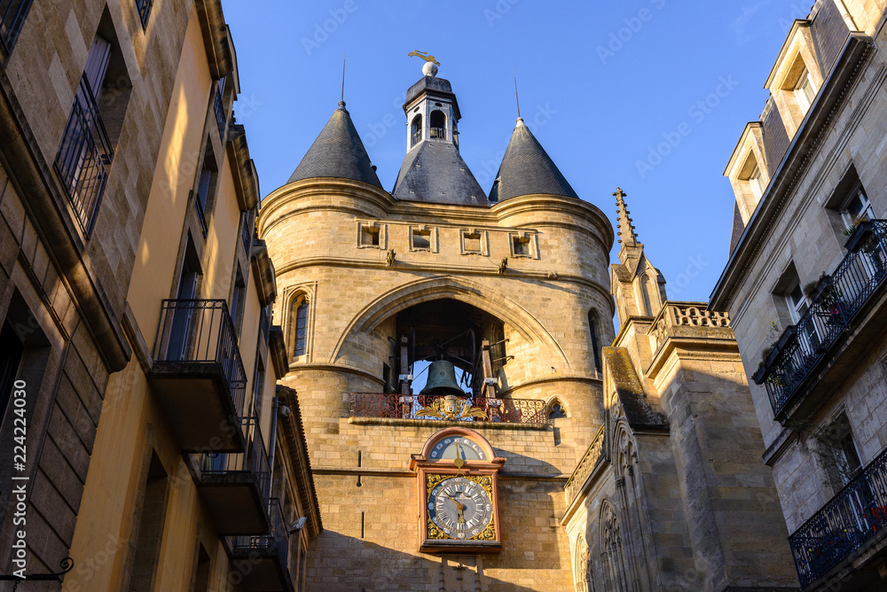 Fototapeta premium Wielki dzwon z Bordeaux we Francji