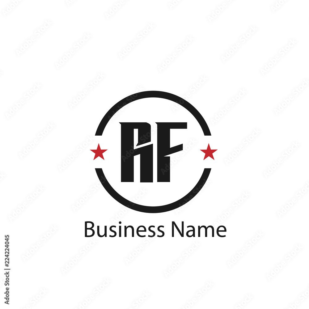 Initial Letter RF Logo Template Design Initial Letter RF Logo Template Design