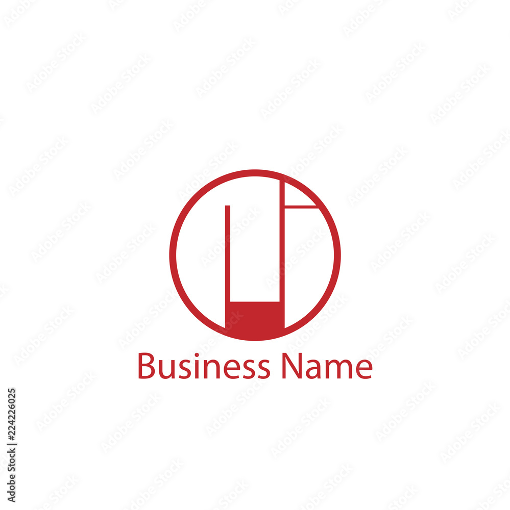Initial Letter RI Logo Template Design Initial Letter RI Logo Template Design