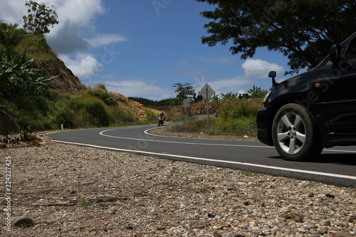 a big road to the city
