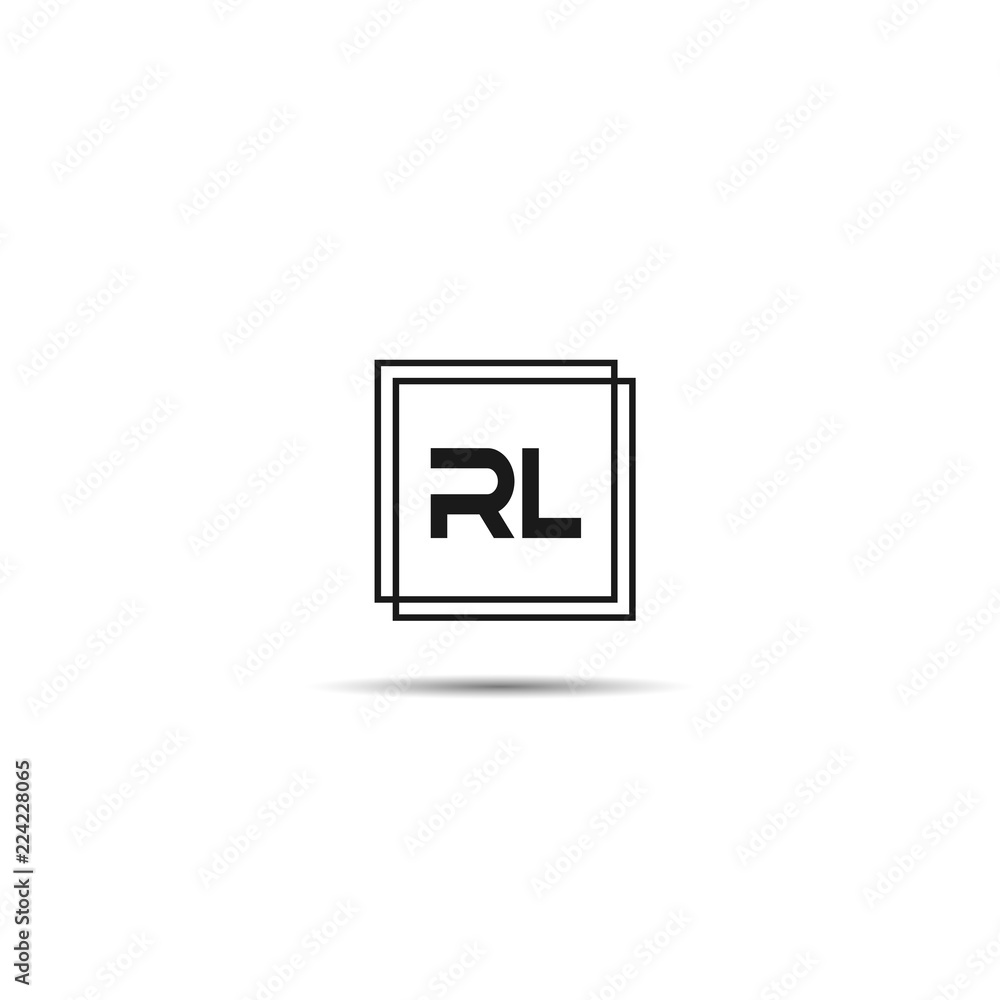 Initial Letter RL Logo Template Design Initial Letter RL Logo Template Design