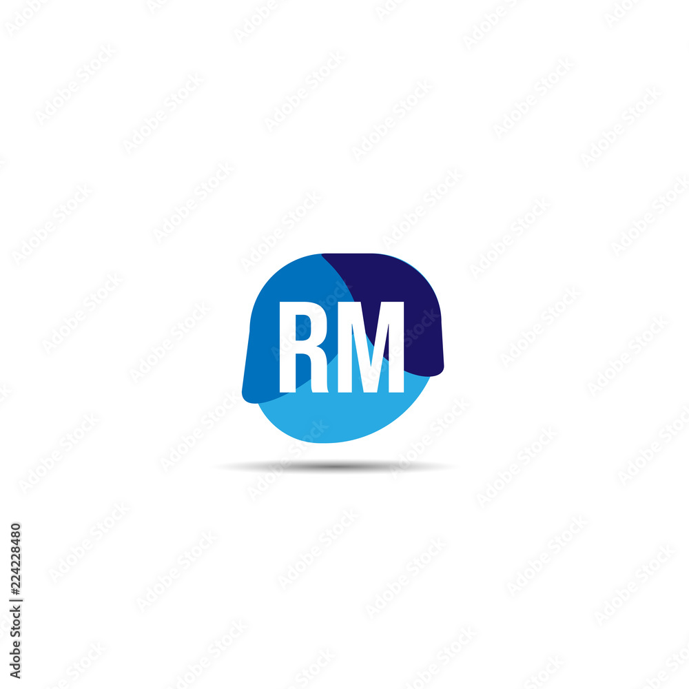 Initial Letter RM Logo Template Design Initial Letter RM Logo Template Design
