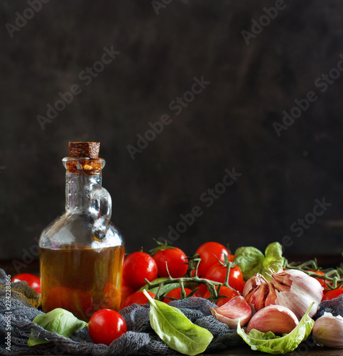 Ingredients for italian tomato sauce