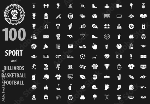Sport icons set