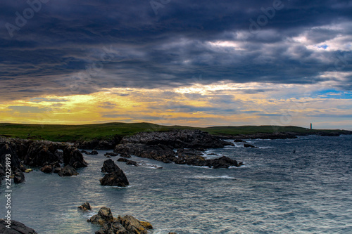 Sunset on Butt of Lewis, Isle of Lewis, Scotland