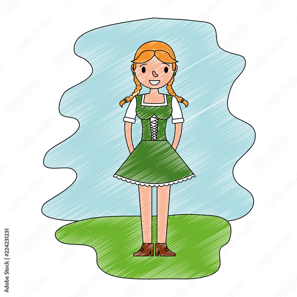 beautiful bavarian woman in traditional dress beautiful bavarian woman in traditional dress