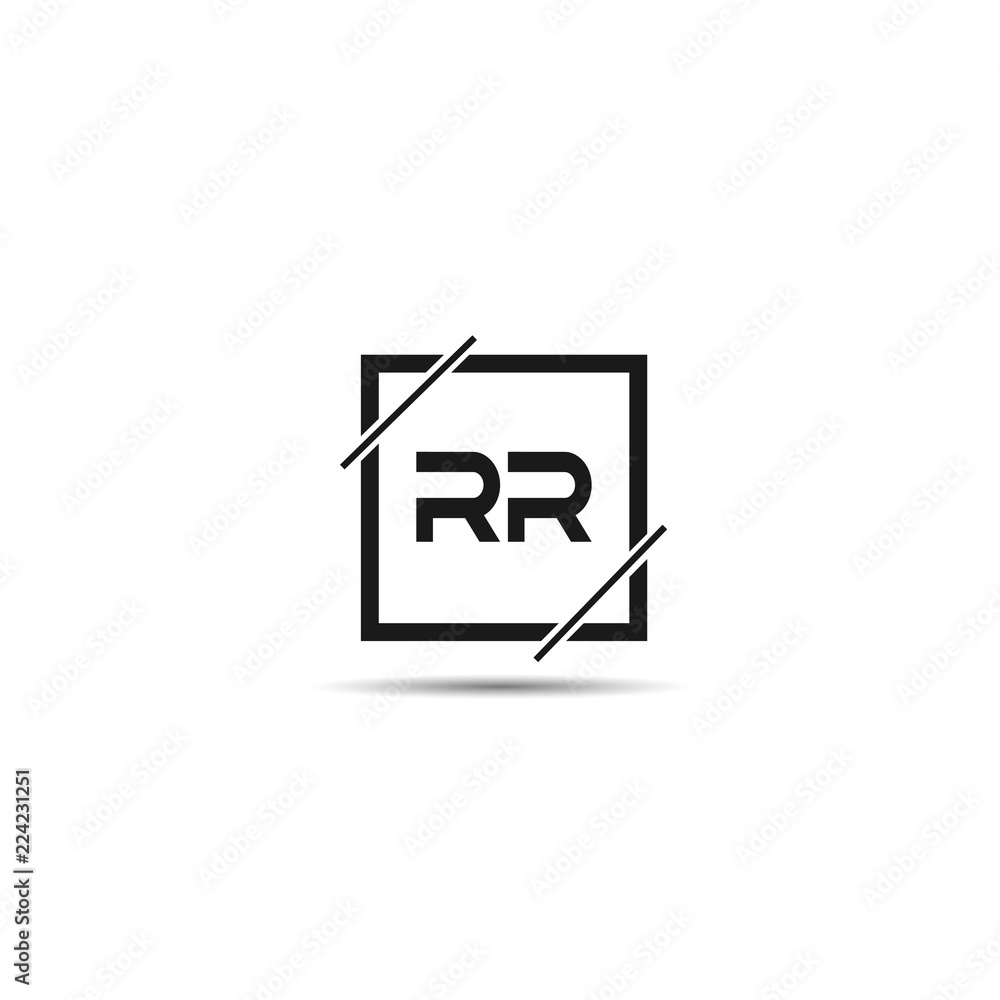 Initial Letter RR Logo Template Design Initial Letter RR Logo Template Design