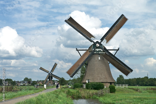 Windmill Achtekant molen en Kleine Tiendweg molen