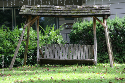 Old Wood Bench