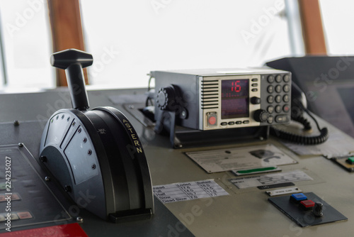 Bild auf Leinwand Navigational control panel