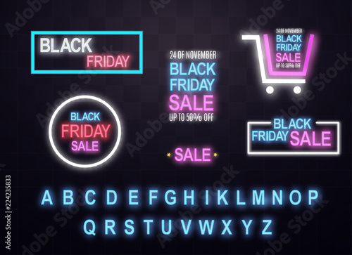 Black Friday neon
