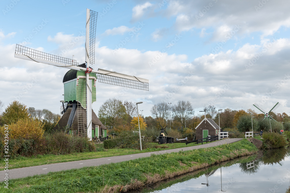 Obraz premium Windmill De Westmolen in Gorinchem