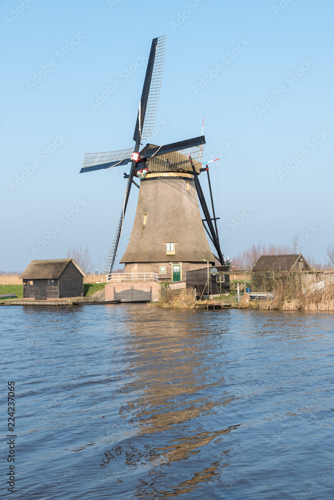 Windmill Overwaard no 5 in Kinderdijk