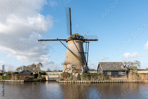 Windmill Nederwaard Molen no.6 Kinderdijk