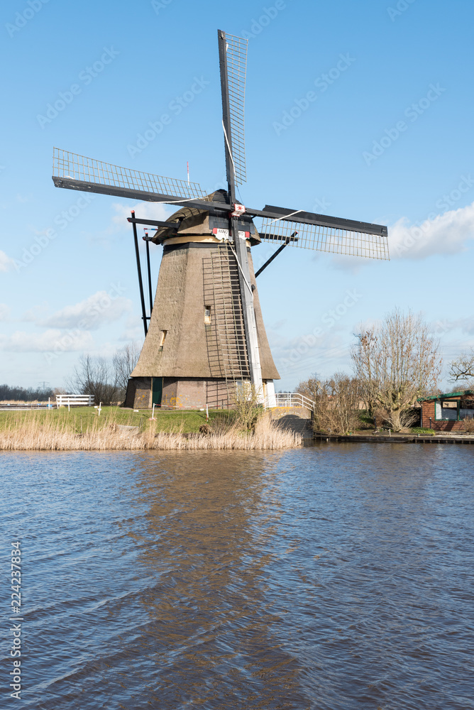 Windmill Overwaard no 8 in Kinderdijk Windmill Overwaard no 8 in Kinderdijk
