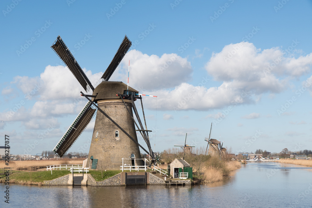 Windmill Molen Nederwaard no 5  in Kinderdijk