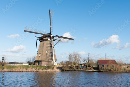 Windmill Overwaard no 8 in Kinderdijk