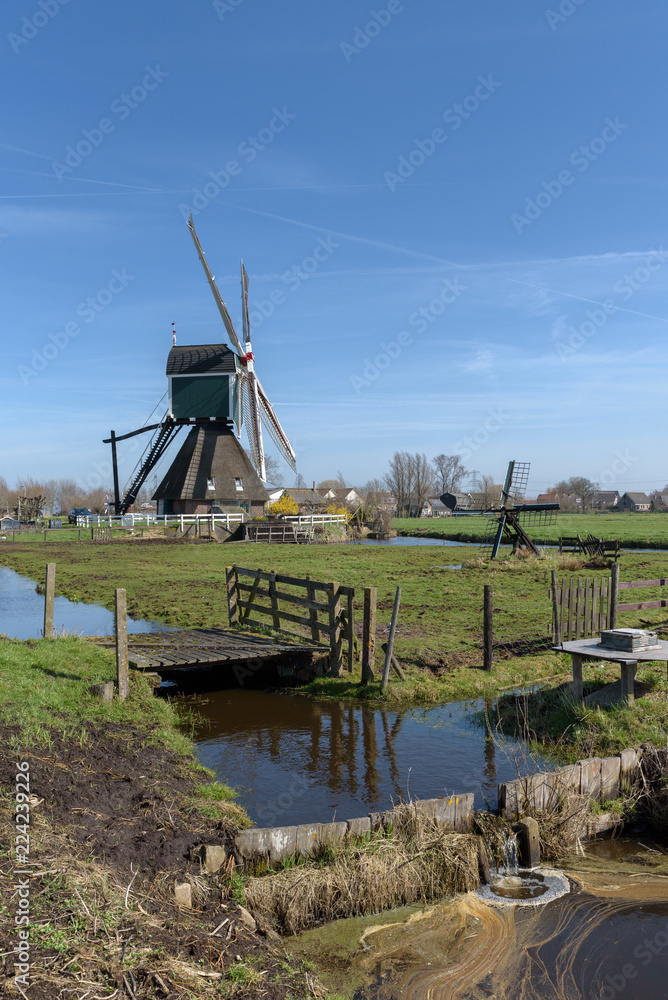 Windmill Wingerdse molen Bleskensgraaf