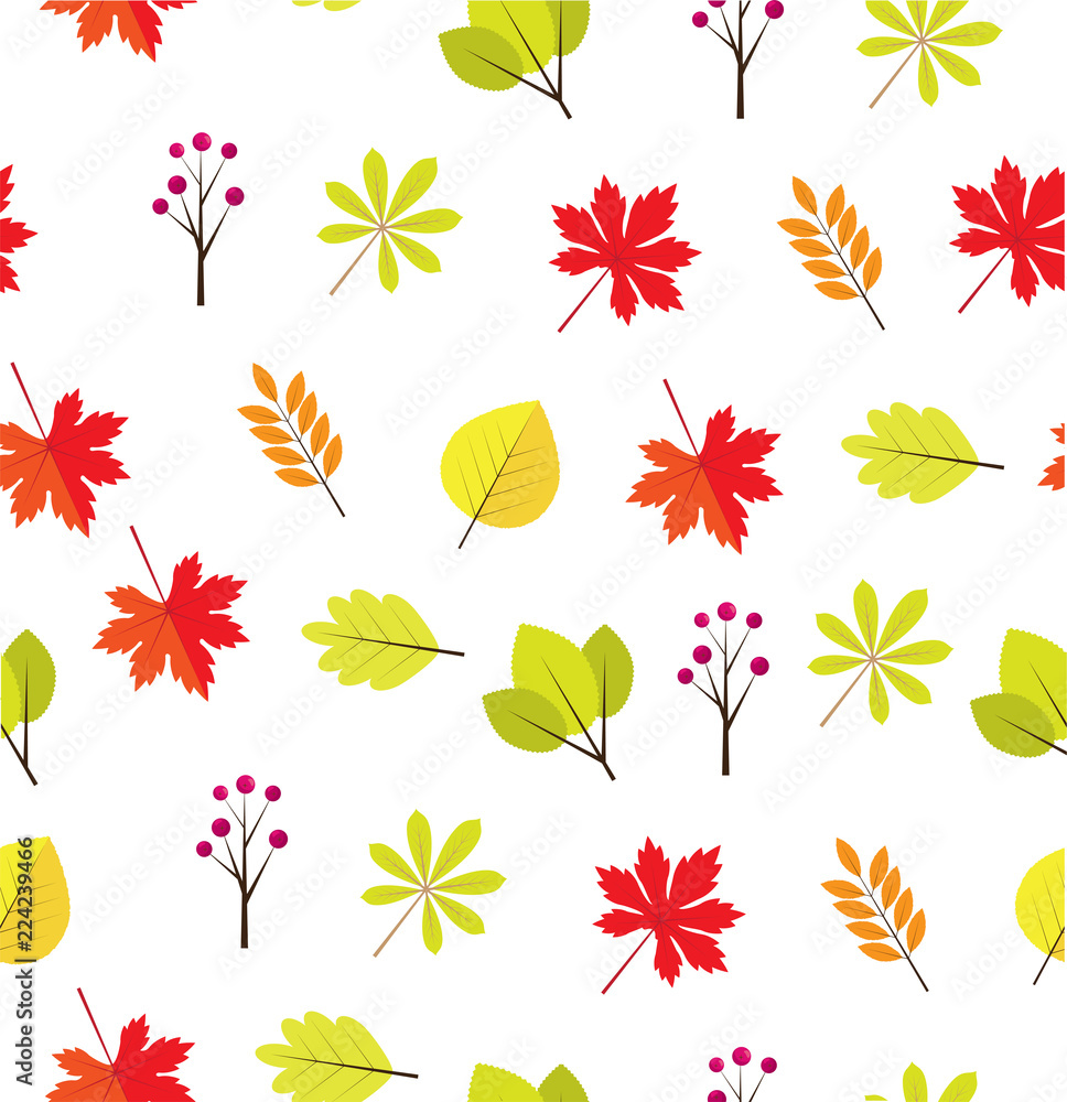 Vector Fall Leaves Vector Fall Leaves