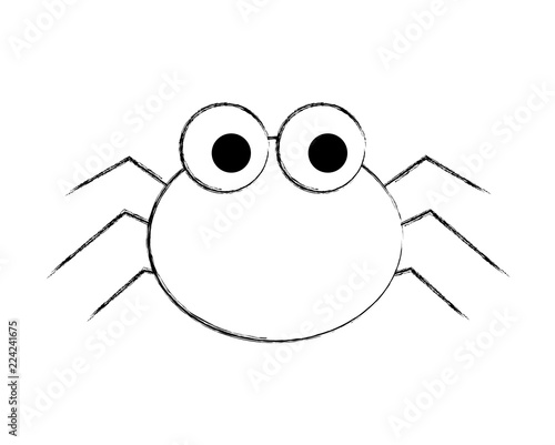 cute spider cartoon scary animal