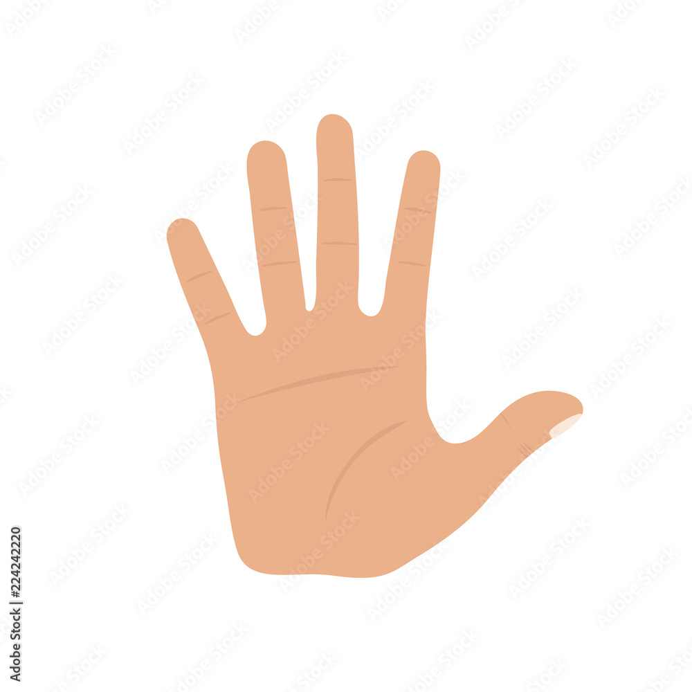 Hand. Vector. Isoalted.
Hand. Vector. Isoalted.