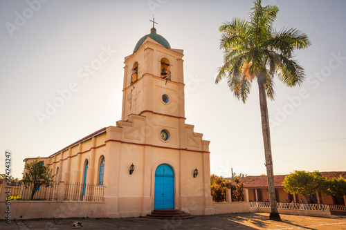 The beautiful little church of Vinales, Cuba