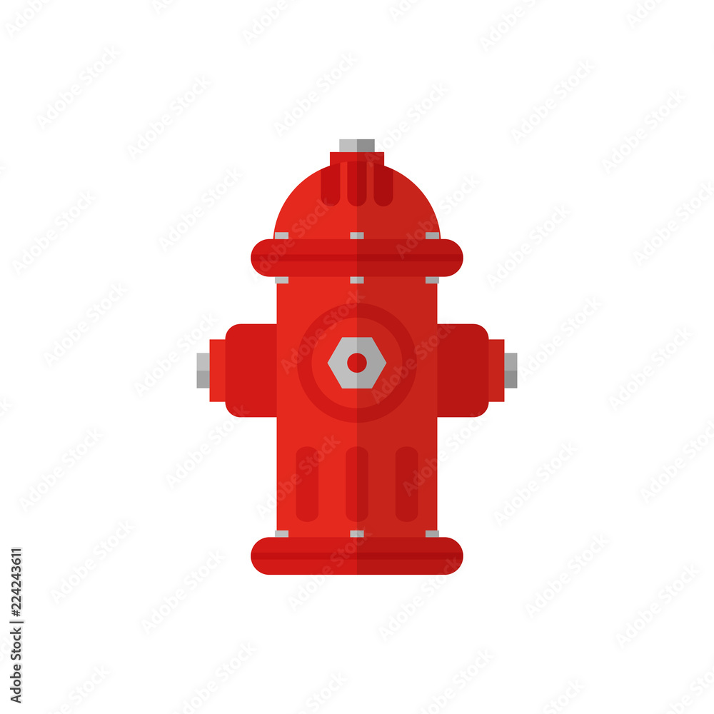 Fire hydrant. Vector. Isolated. Fire hydrant. Vector. Isolated.